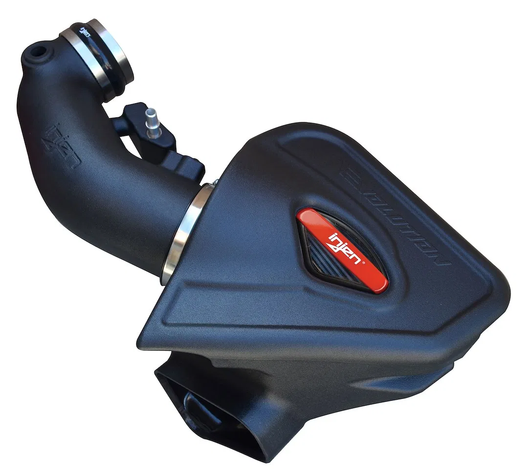 EVO7301 – INJEN Cold Air Intake, Black Polyethylene Tube Supernano-Web Blue Filter With Air Box